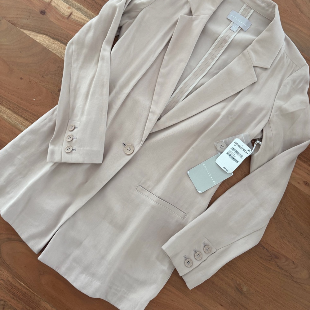 CHELSEA28 Tan Memoir Blazer - xs